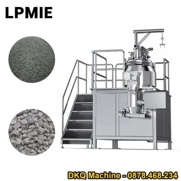 Bộ nạp nâng cố định cho máy tạo hạt tầng sôi trong sản xuất dược phẩm