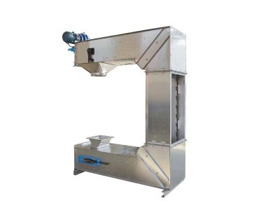 Băng tải nâng cố định Phễu hình nón bằng thép không gỉ 316L và các bộ phận tiếp xúc Xử lý hạt dược phẩm tuân thủ GMP