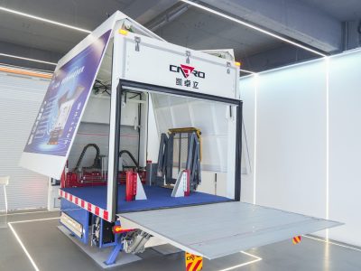 Máy định cỡ hạt chuyển vật liệu nâng cố định không bụi