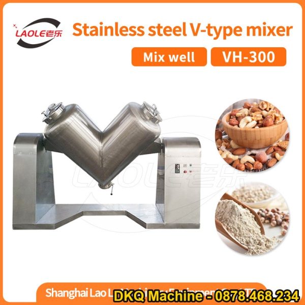 Máy trộn phễu quy mô phòng thí nghiệm nhỏ gọn để trộn dược phẩm và dinh dưỡng hàng loạt nhỏ