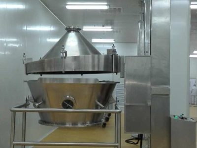 Máy xay phễu nâng tự động không bụi đạt tiêu chuẩn GMP cho quy trình tạo hạt từ đầu đến cuối