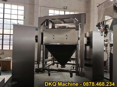 Máy xay sinh tố sản xuất liều lượng rắn Nâng tự động cho hệ thống tạo hạt chất lỏng từ đầu đến cuối