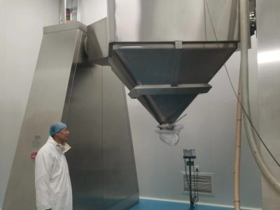 Máy xay sinh tố thùng nâng thẳng đứng bằng thép không gỉ 316L dành cho bột hóa học ăn mòn mạnh