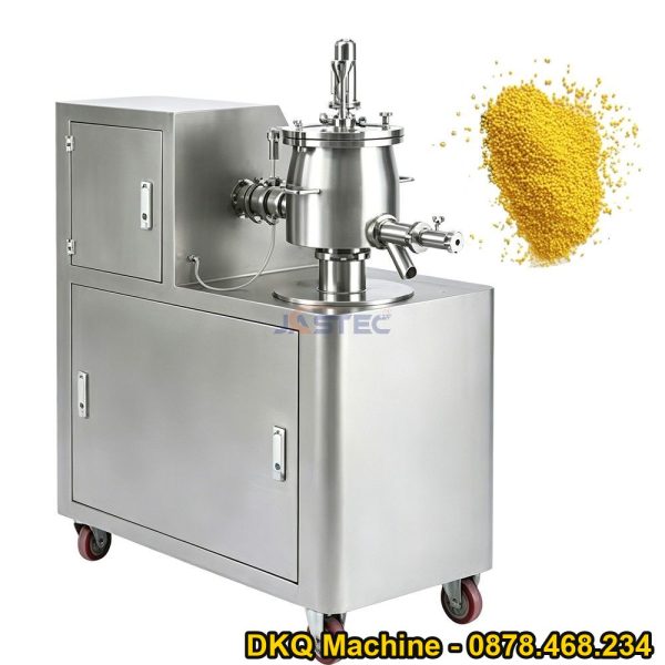 Palăng dạng hạt kín Không phát thải bụi cho xưởng tạo hạt dược phẩm