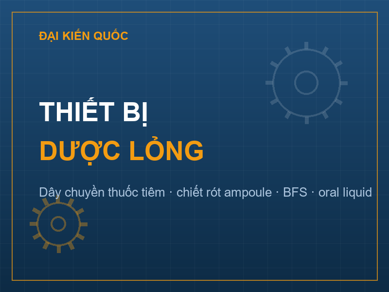Thiết bị Dược lỏng