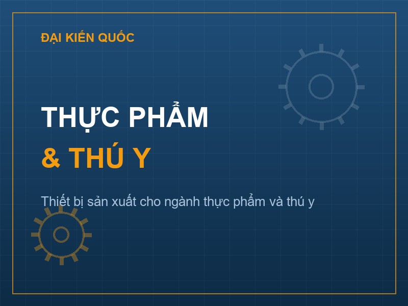 Thiết bị Thực phẩm & Thú y
