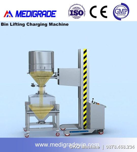 Cố định Bộ nạp nâng cố định Đế cắm bằng thép không gỉ GMP không bụi cho dược phẩm được hóa lỏng