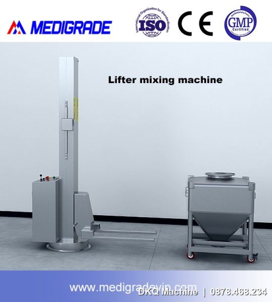 Cố định máy chuyển vật liệu nâng và định cỡ hạt Hiệu suất ổn định cho dòng dược phẩm